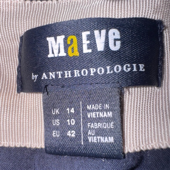 Maeve by Anthropologie Navy Floral Sleeveless Dress w/pockets! – Size 10. EUC - Picture 9 of 15